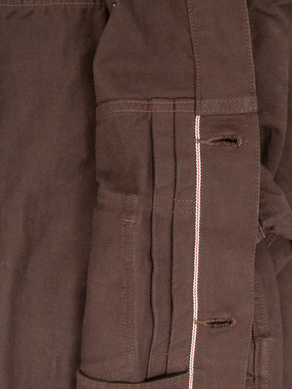 Momotaro MMGJ6000 15oz #002 "Onigurumi Dyed" Type II Jacket Brown