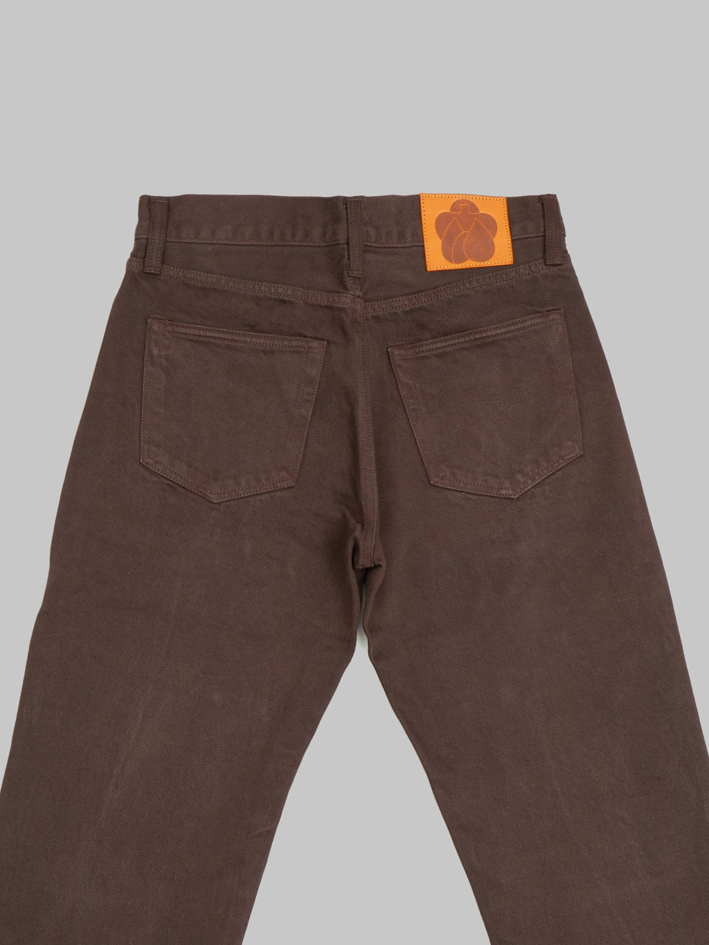 Momotaro MMJE6300 15oz #200 Tapered "Onigurumi Dyed" Jeans Brown