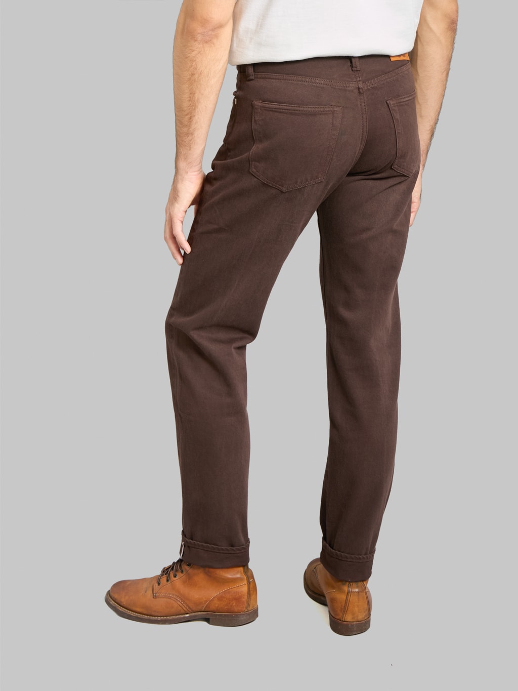 Momotaro MMJE6300 15oz #200 Tapered "Onigurumi Dyed" Jeans Brown