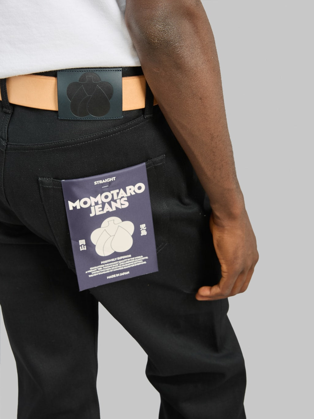 Momotaro MMJZ1100 14.7oz #100 "Standard" Straight Jeans Black