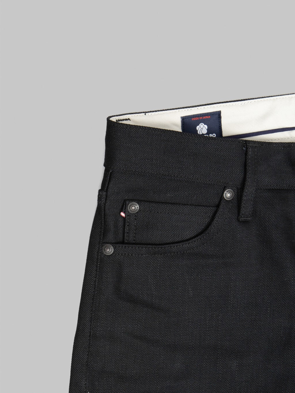 Momotaro MMJZ1100 14.7oz #100 "Standard" Straight Jeans Black