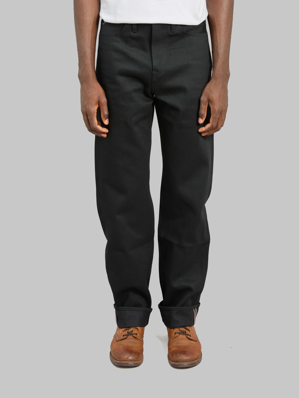 Momotaro MMJZ1100 14.7oz #100 "Standard" Straight Jeans Black