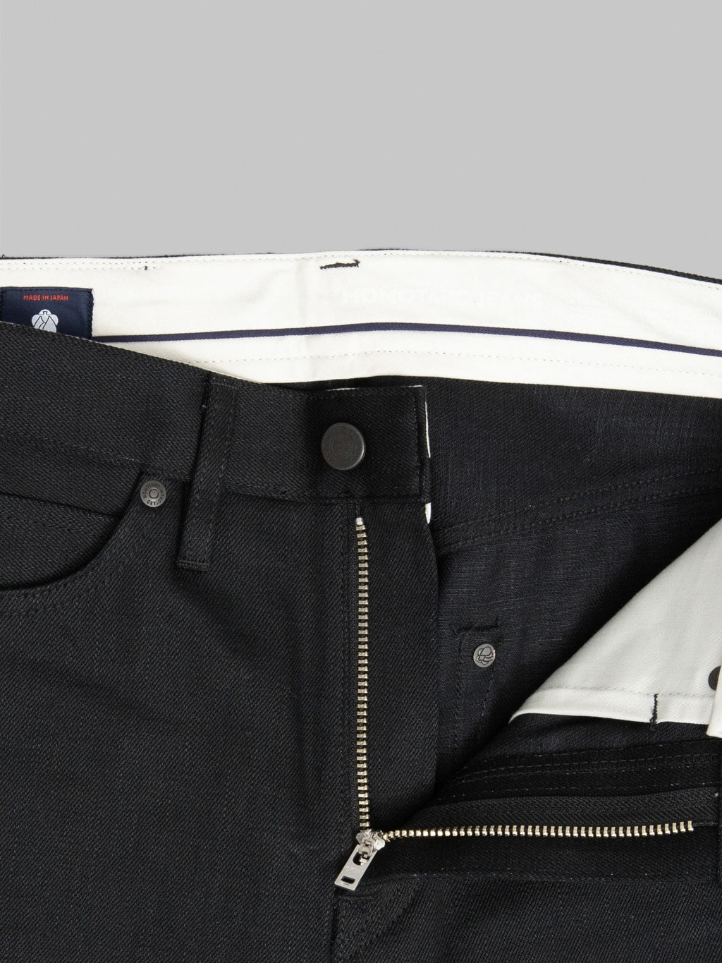 Momotaro MMJZ1100 14.7oz #100 "Standard" Straight Jeans Black