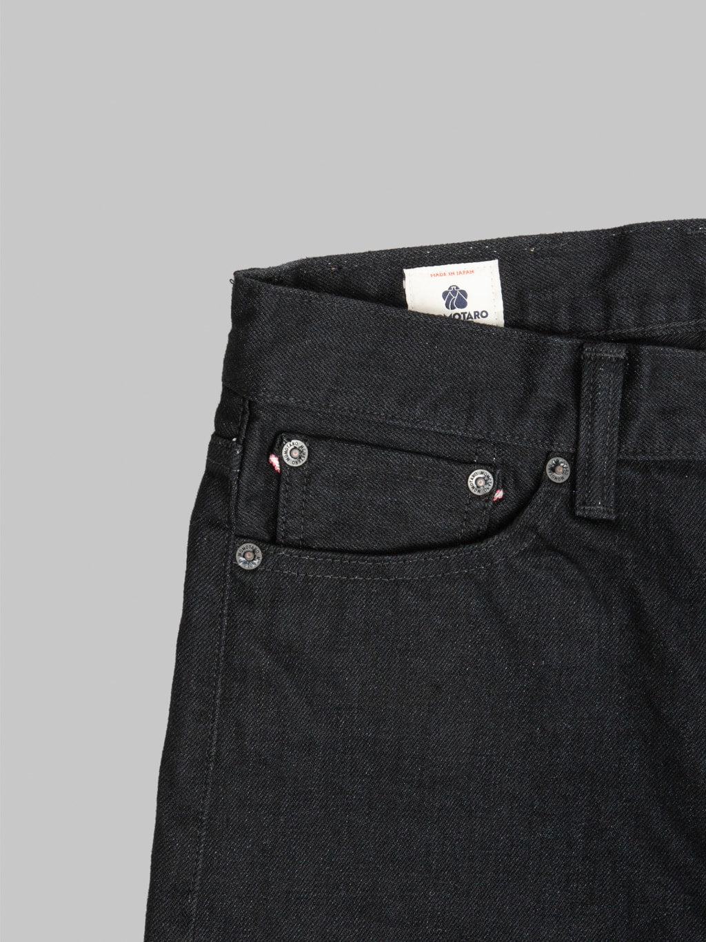 Momotaro MMJZ1101 15.7oz #100 "Classic" Straight Jeans Black