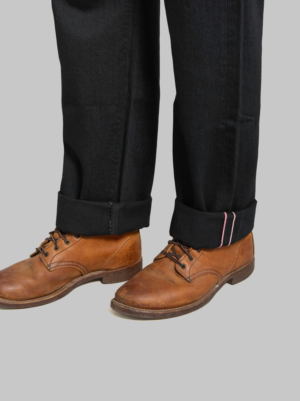 Momotaro MMJZ1101 15.7oz #100 "Classic" Straight Jeans Black