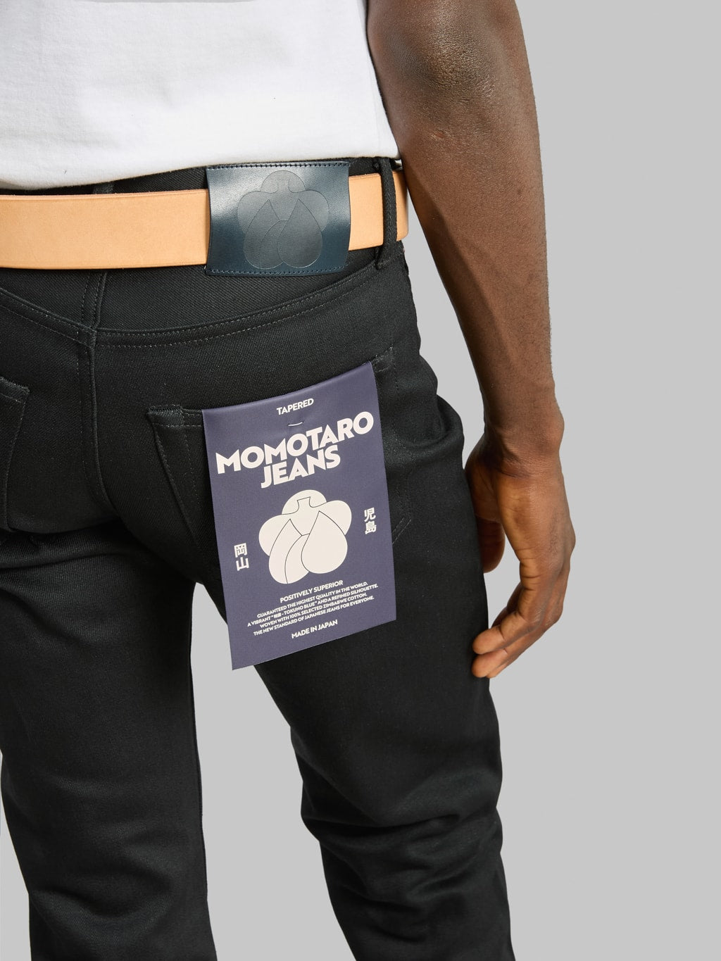 Momotaro MMJZ1200 14.7oz #200 "Standard" Tapered Jeans Black