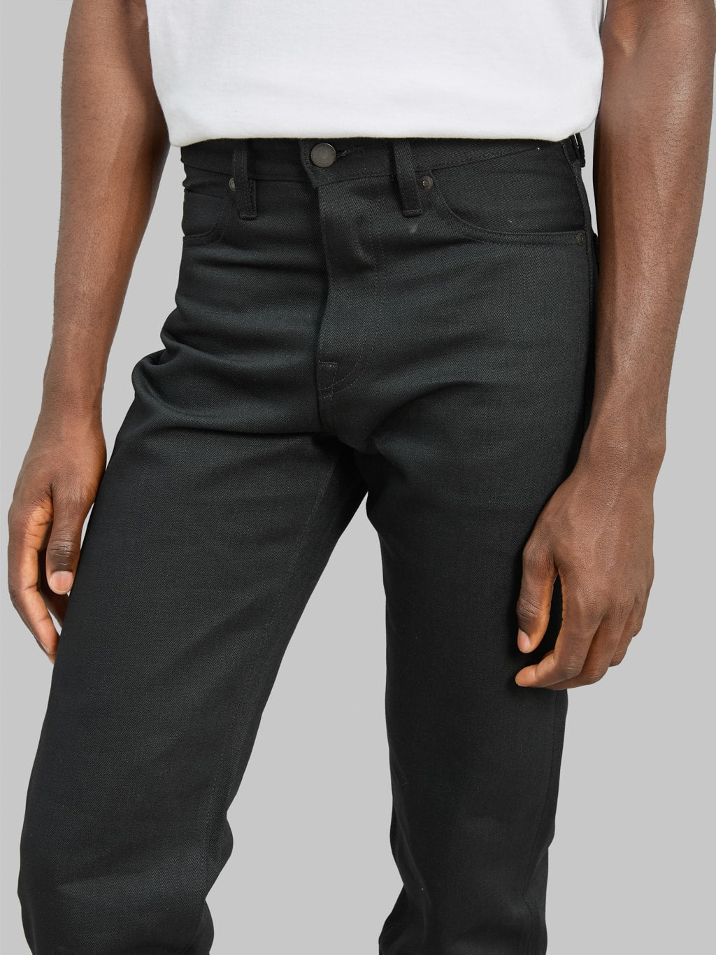 Momotaro MMJZ1200 14.7oz #200 "Standard" Tapered Jeans Black