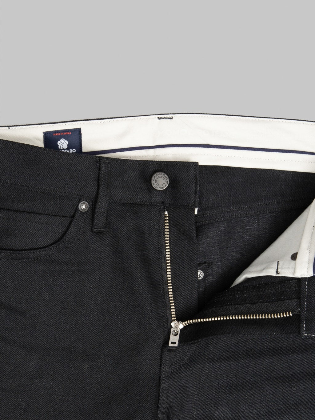 Momotaro MMJZ1200 14.7oz #200 "Standard" Tapered Jeans Black