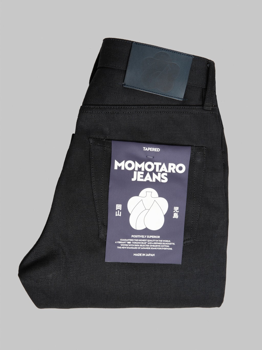 Momotaro MMJZ1200 14.7oz #200 "Standard" Tapered Jeans Black