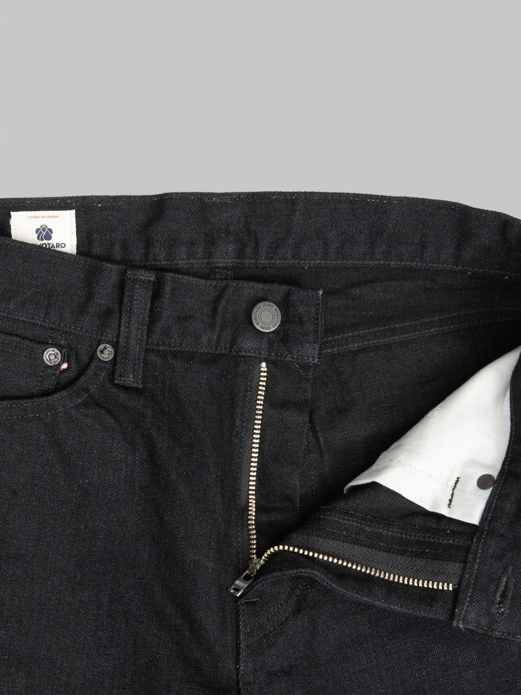 Momotaro MMJZ1201 15.7oz #200 "Classic" Tapered Jeans Black