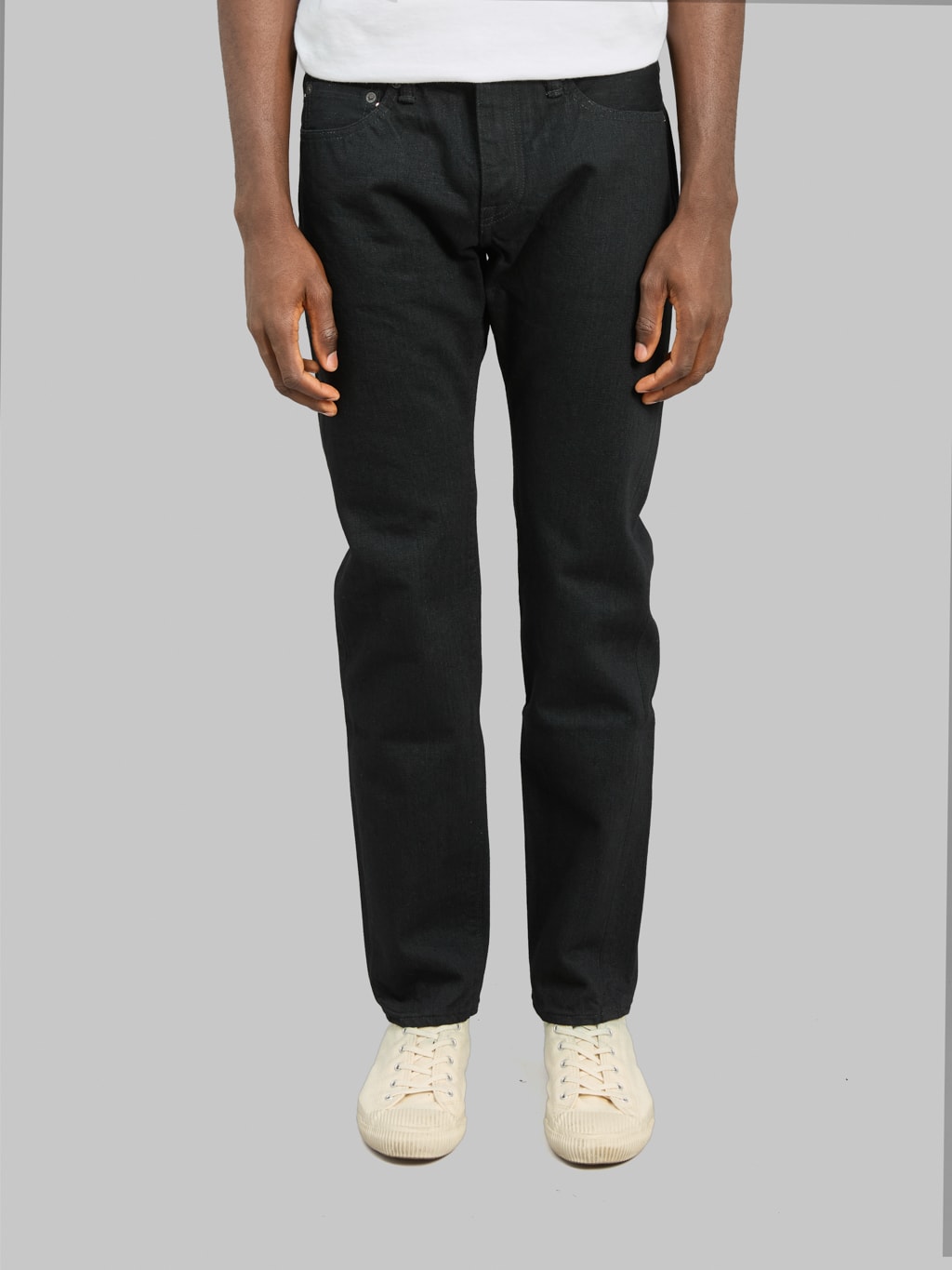 Momotaro MMJZ1301 15.7oz #300 "Classic" Slim Jeans Black