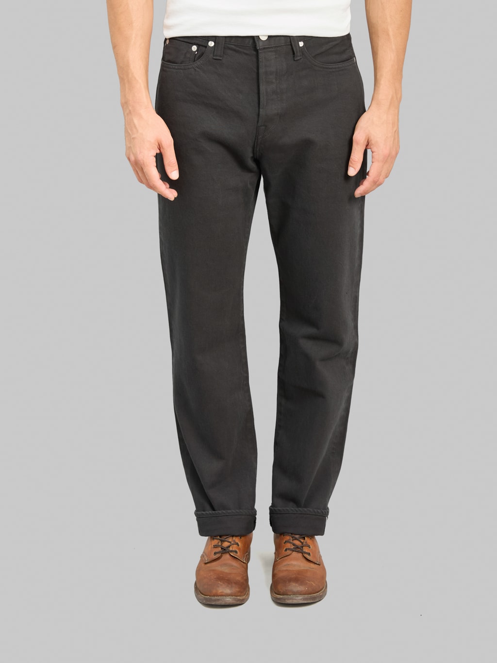 Momotaro Jeans MMJZ6402 #100 15oz "BC Botanical Bamboo Charcoal Dye" Straight Jeans