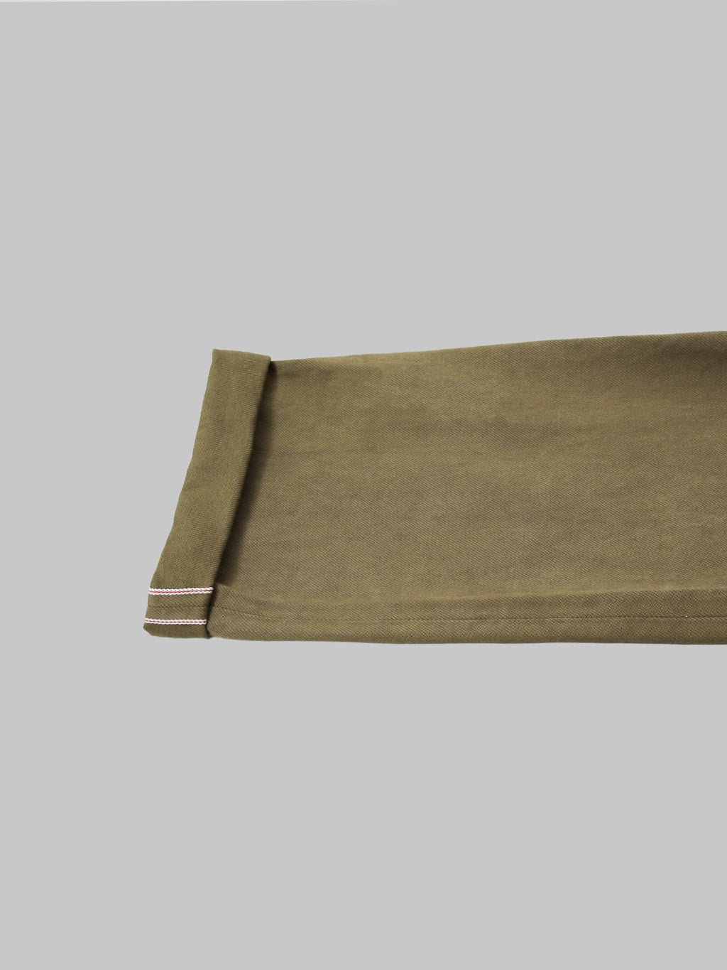 Momotaro Jeans MMJZ6403 #100 15oz "Botanical Moss Khaki Dye" Straight Jeans