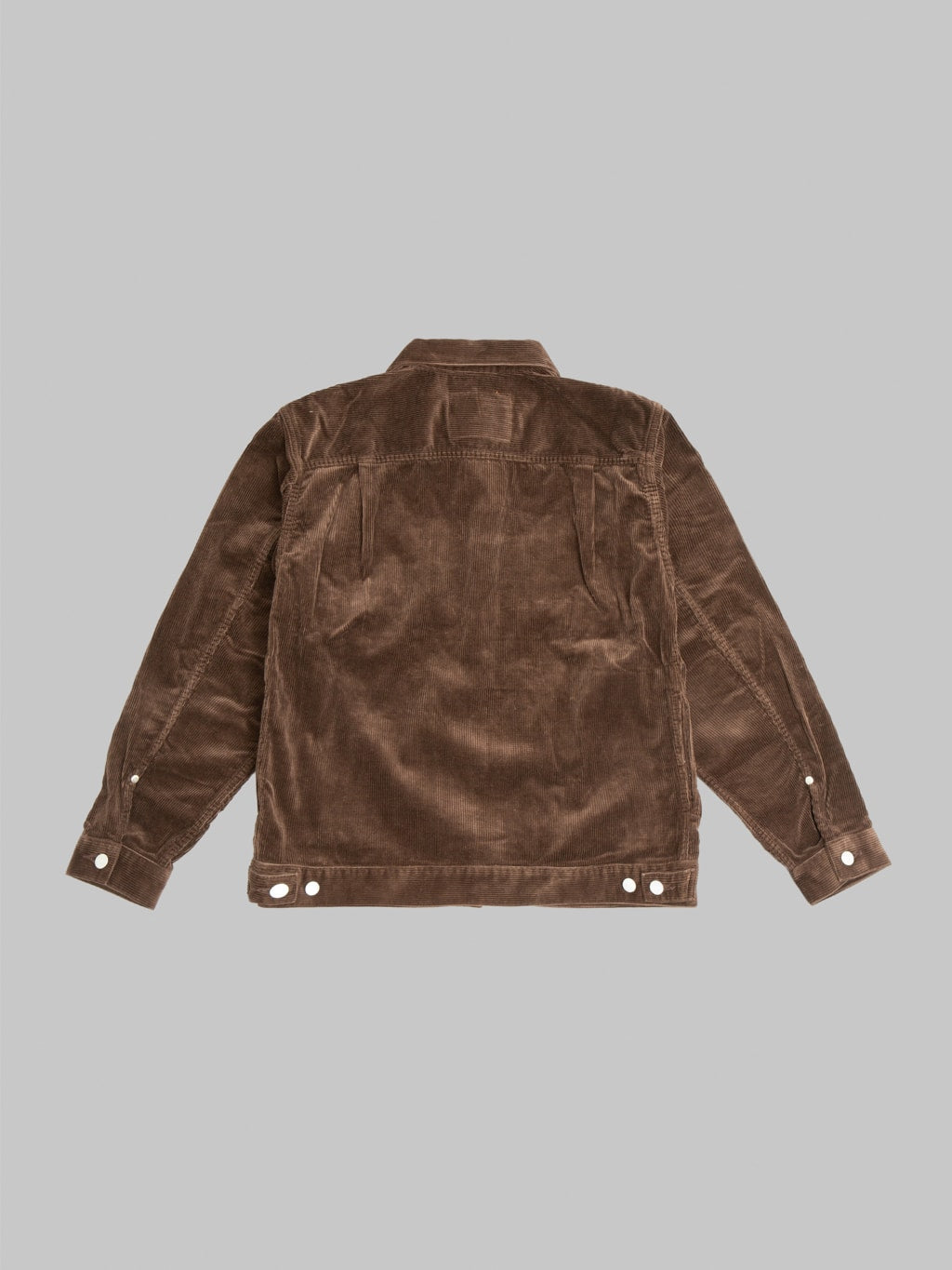 Momotaro MMOT6001 002 Corduroy Jacket Brown back