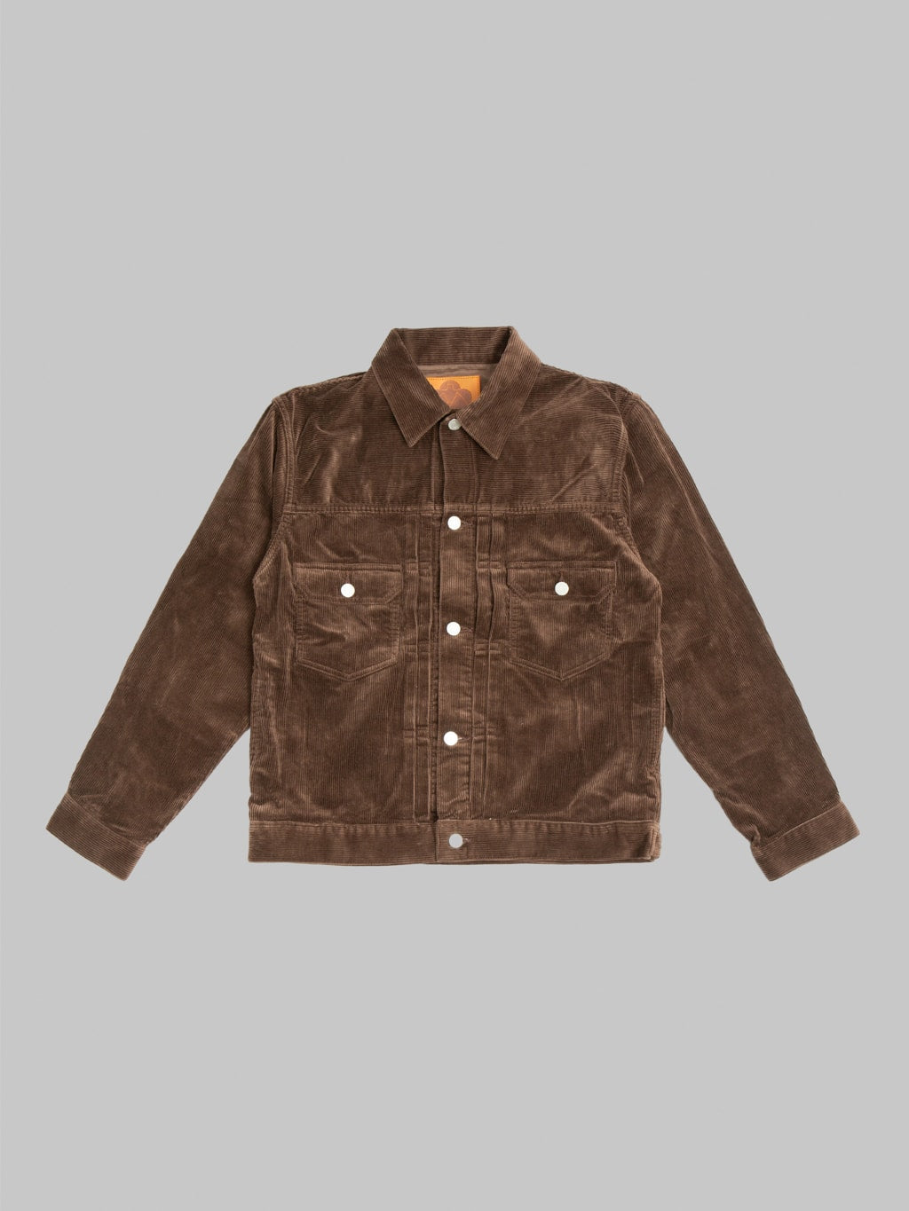 Momotaro MMOT6001 002 Corduroy Jacket Brown front