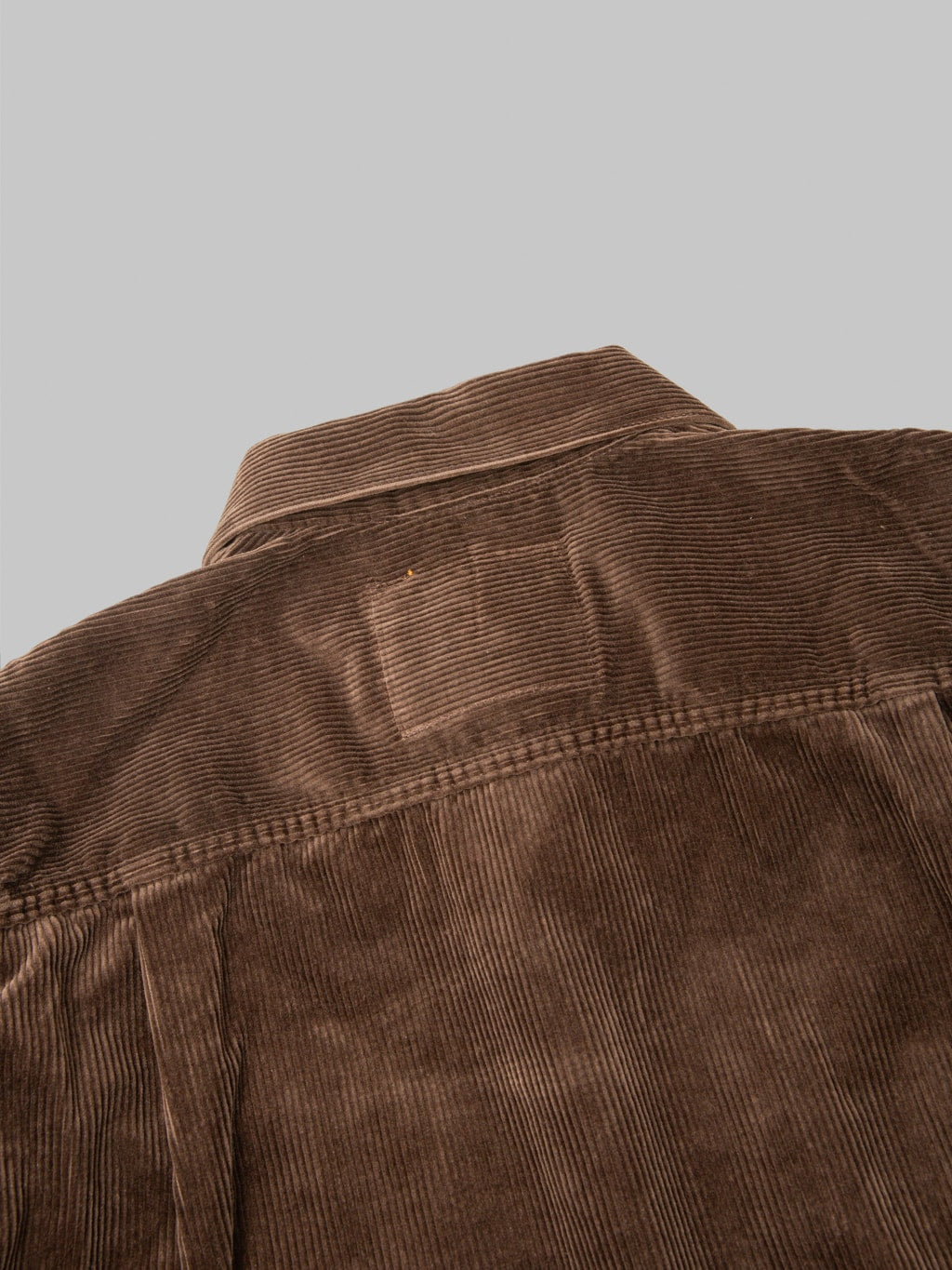 Momotaro MMOT6001 002 Corduroy Jacket Brown back collar