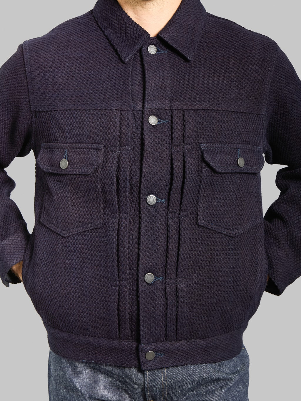 Momotaro MMOT6306 Indigo Heavy Sashiko Type II Jacket