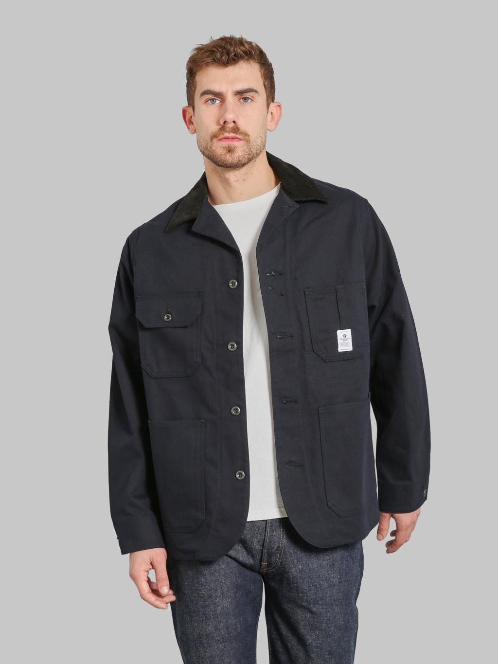Momotaro MMOT6312 Duck Coverall Navy styled