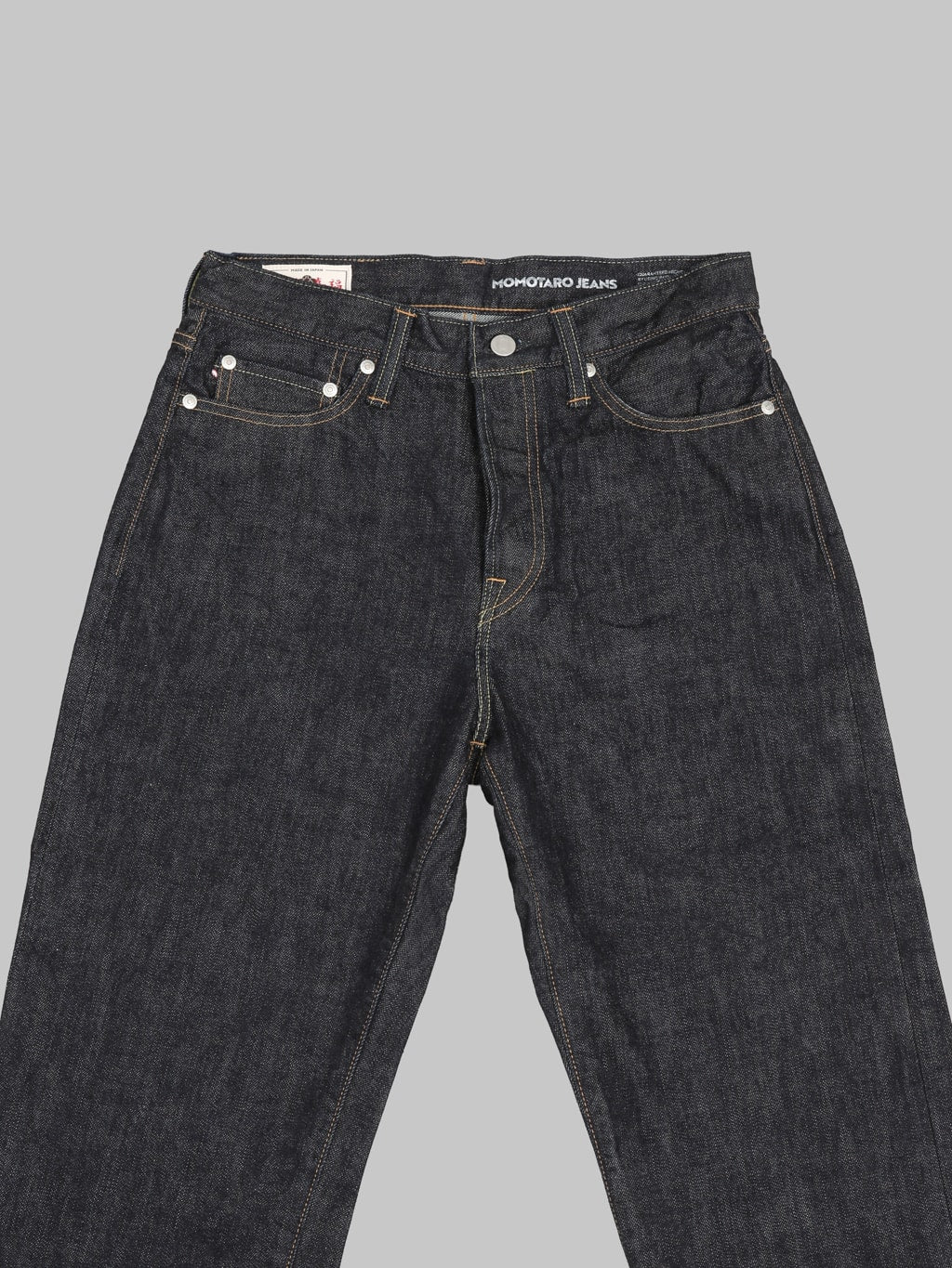 Momotaro Jeans MXJE1506 11oz #400 Lightweight Wide Jeans waist