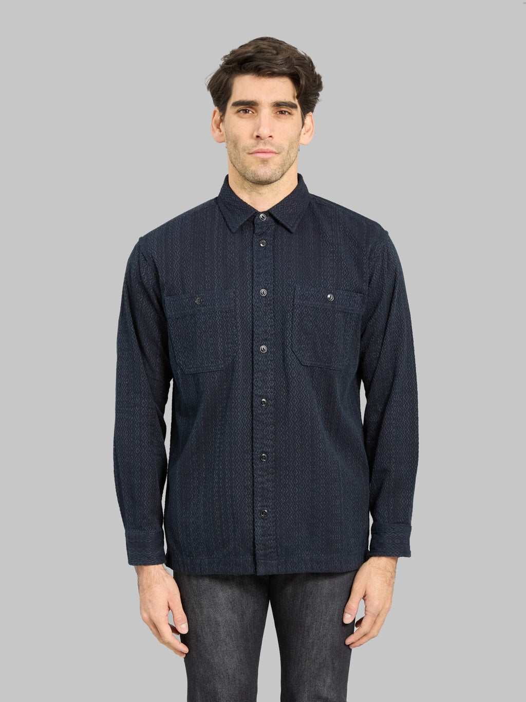 Momotaro MXLS1040 Sashiko Work Shirt