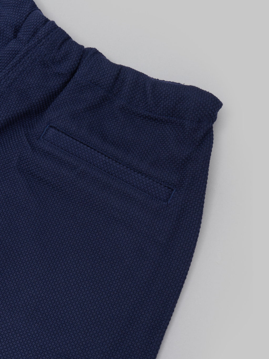 momotaro mxpt 1000 indigo sashiko short pants waist band