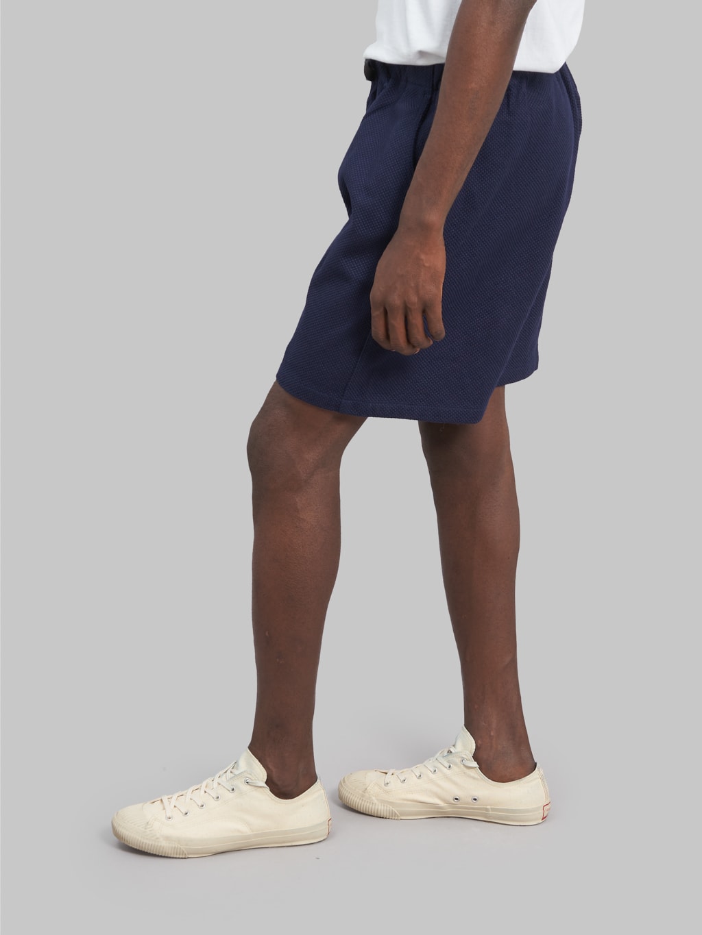 momotaro mxpt 1000 indigo sashiko short pants fitting