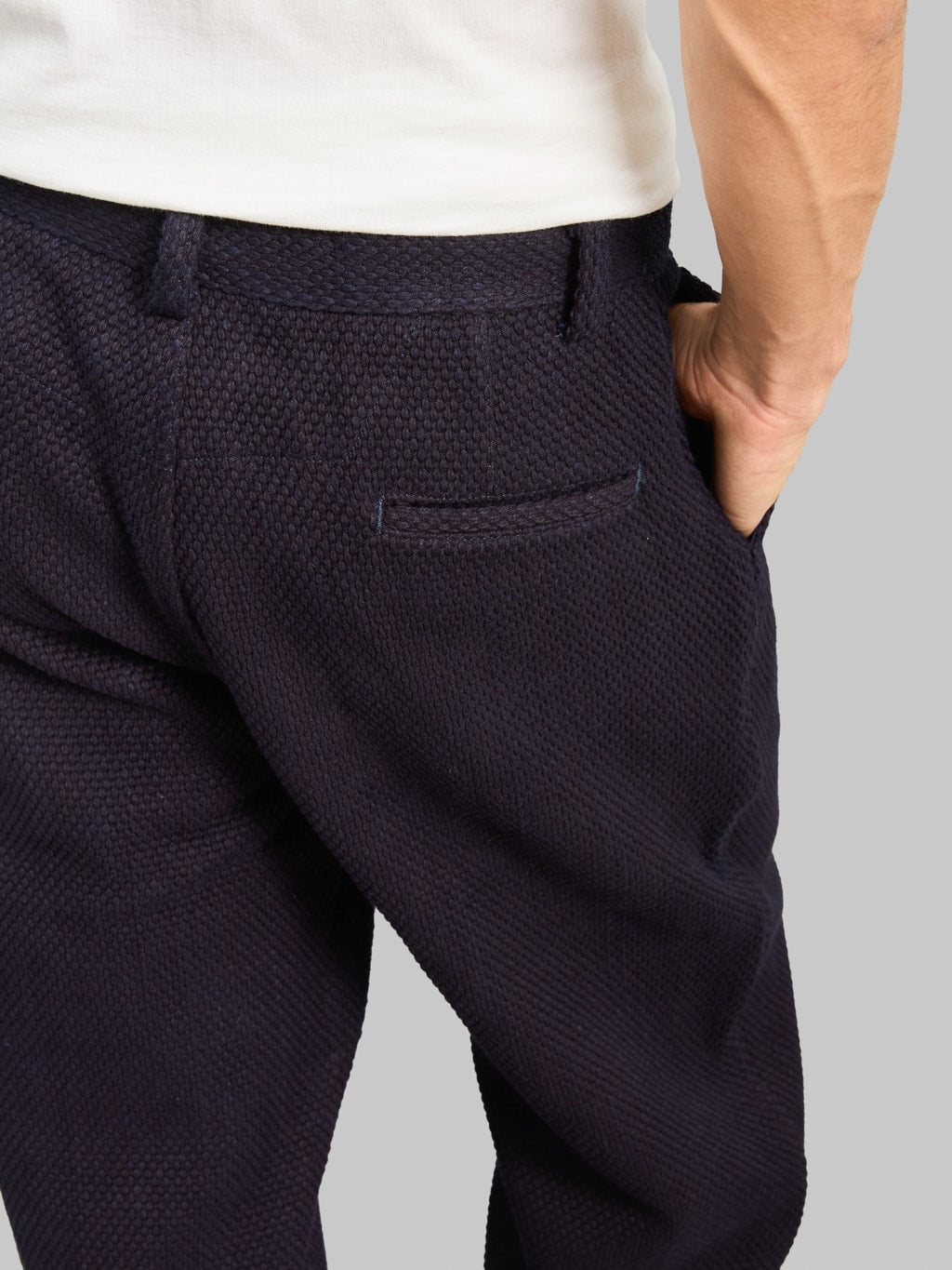 Momotaro Jeans MXPT1021 Indigo Heavy Sashiko Pants