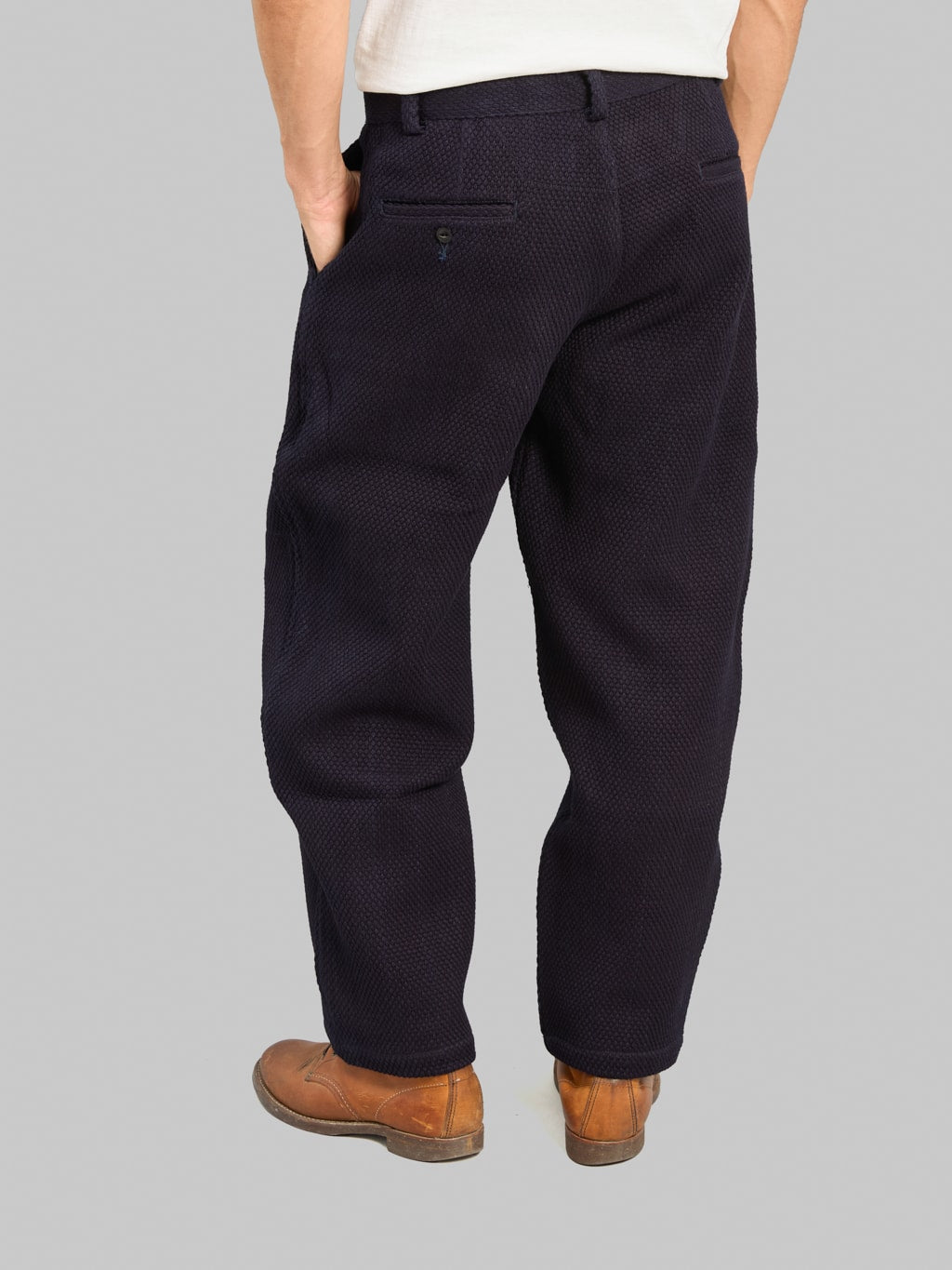 Momotaro Jeans MXPT1021 Indigo Heavy Sashiko Pants