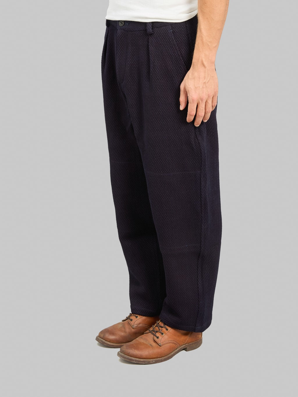 Momotaro Jeans MXPT1021 Indigo Heavy Sashiko Pants