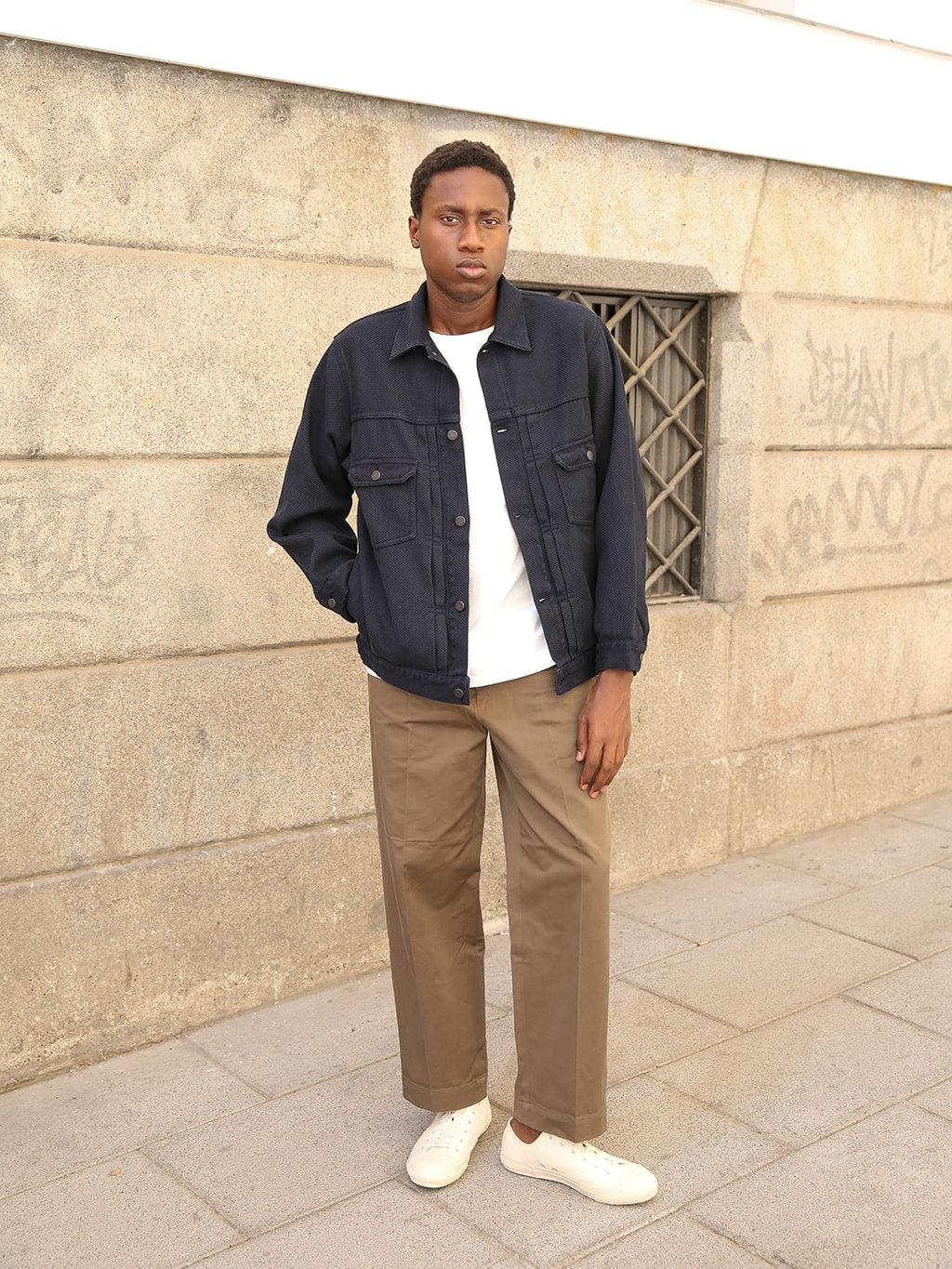 Momotaro Jeans MMGJ6005 #002 Type II Indigo Overdyed Sashiko Jacket