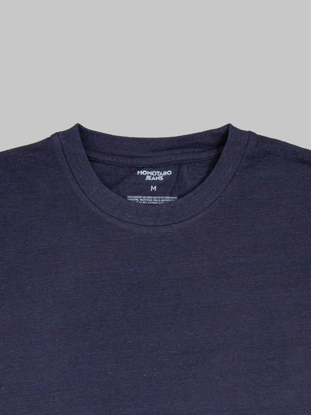 Momotaro MMTS6010 Yarn Dyed T-Shirt Indigo