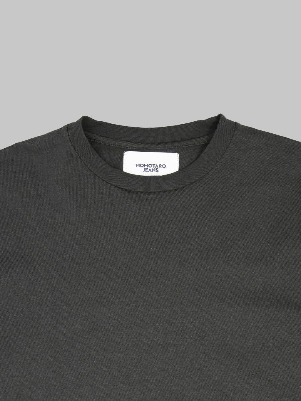 Momotaro Jeans MMTS6029 Zimbabwe Cotton Botanical Dyed T-Shirt Black