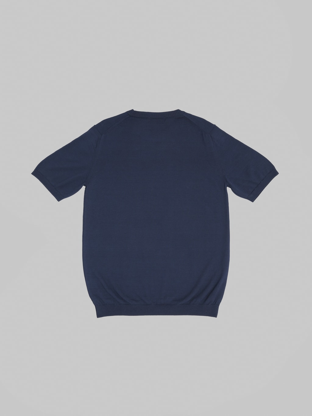 Mooncastle 12G Ice Cotton Crewneck T-Shirt Navy