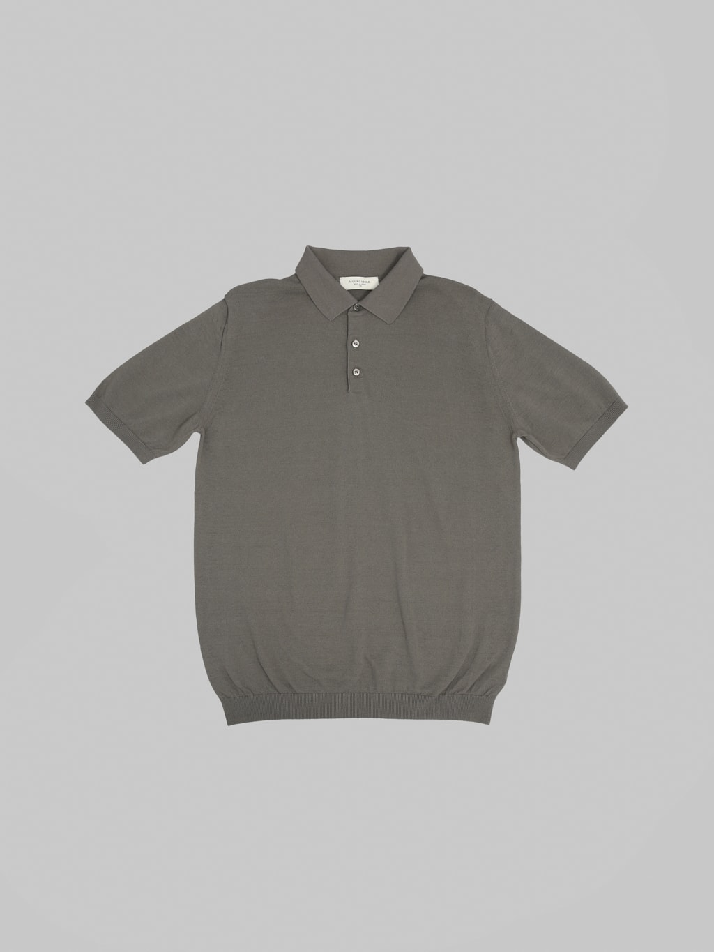 Mooncastle 12G Ice Cotton Polo Charcoal