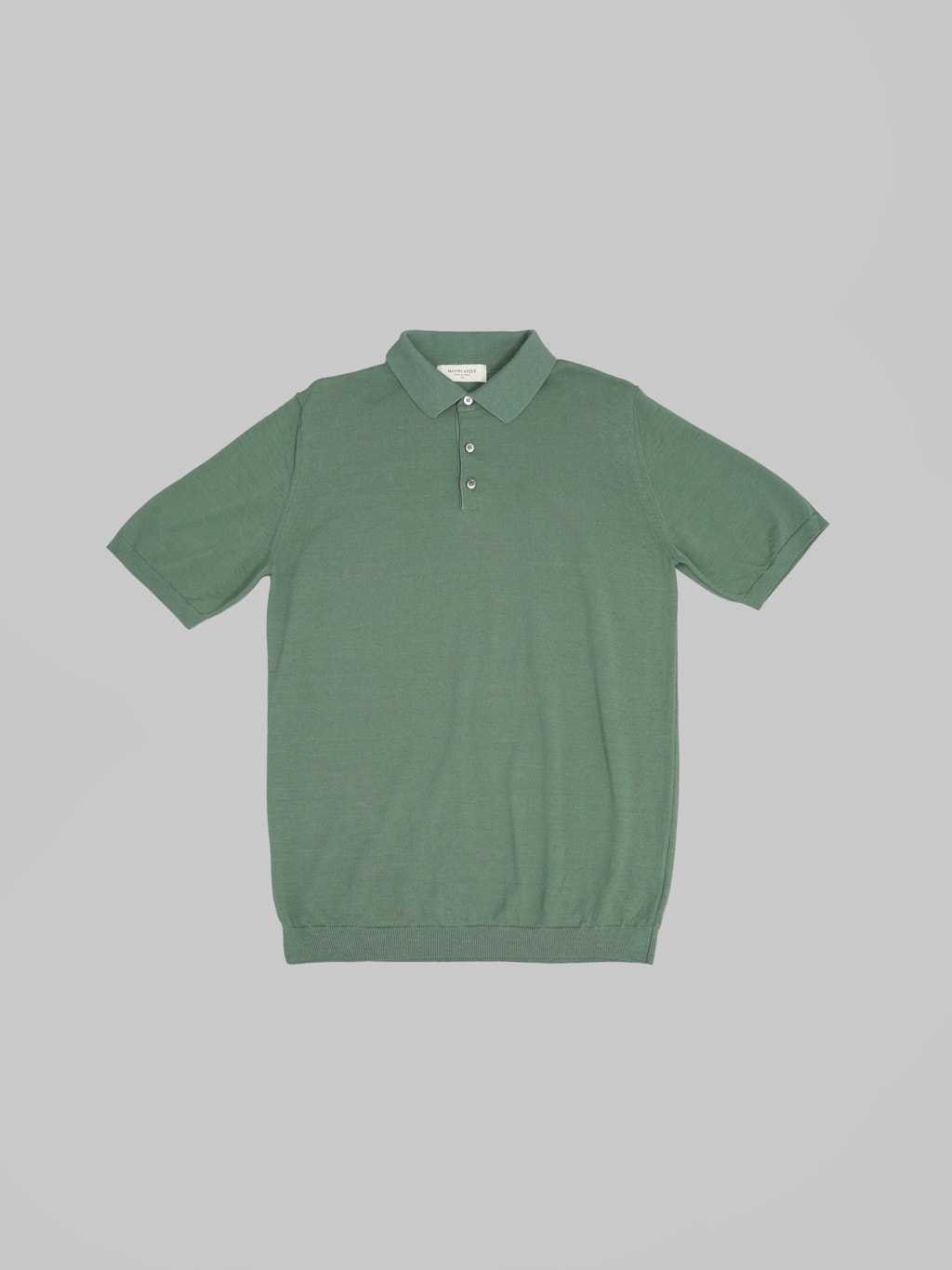 Mooncastle 12G Ice Cotton Polo Olive