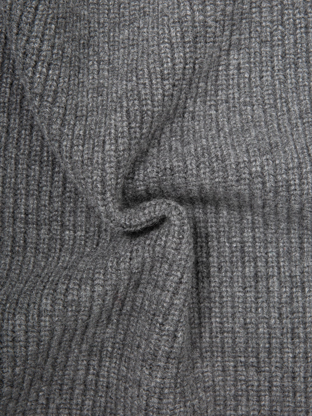 Mooncastle 7G Cashmere Bottleneck Pullover Dark Grey