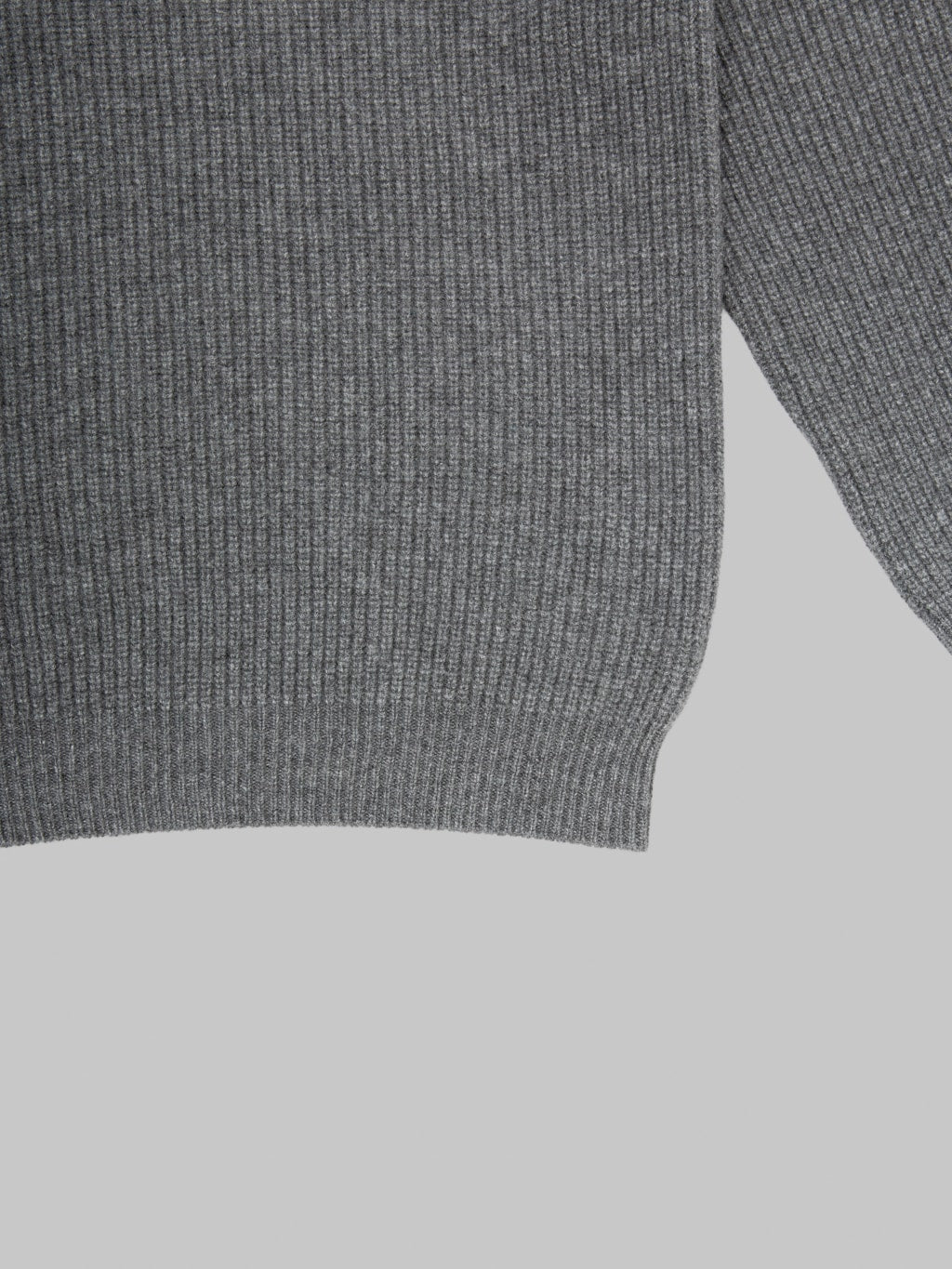 Mooncastle 7G Cashmere Bottleneck Pullover Dark Grey
