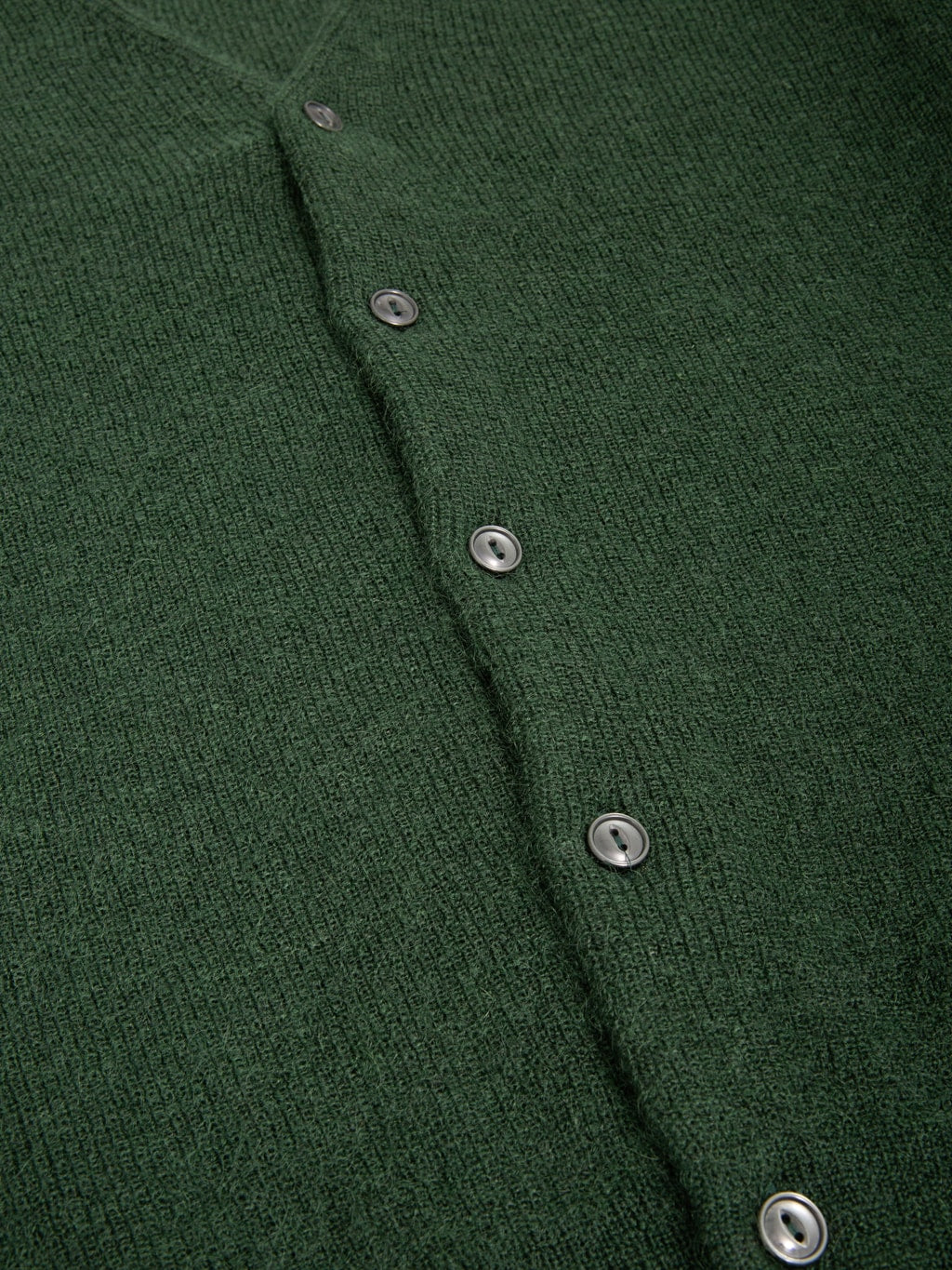 Mooncastle Mohair Cardigan Pullover Dark Green