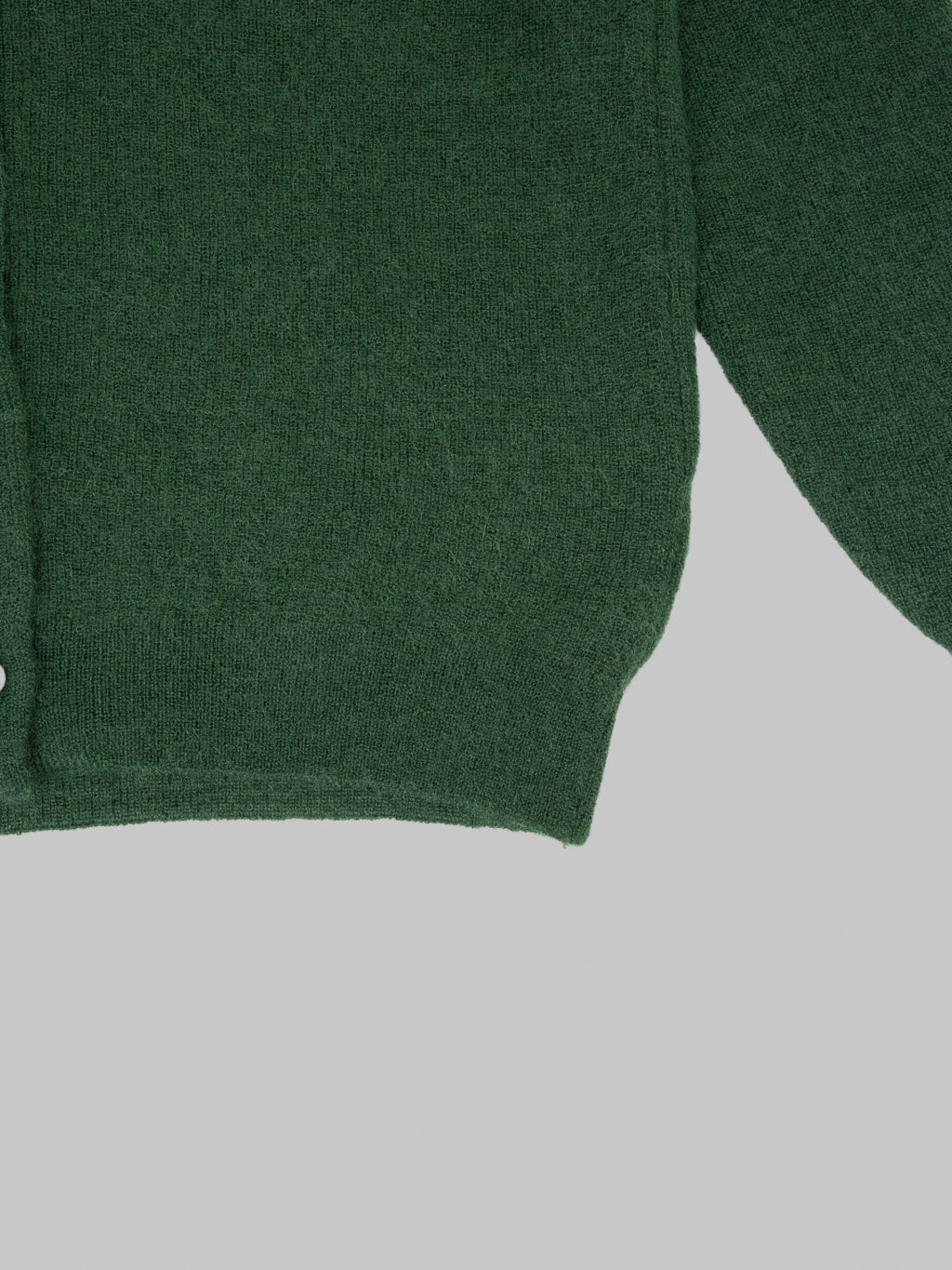 Mooncastle Mohair Cardigan Pullover Dark Green