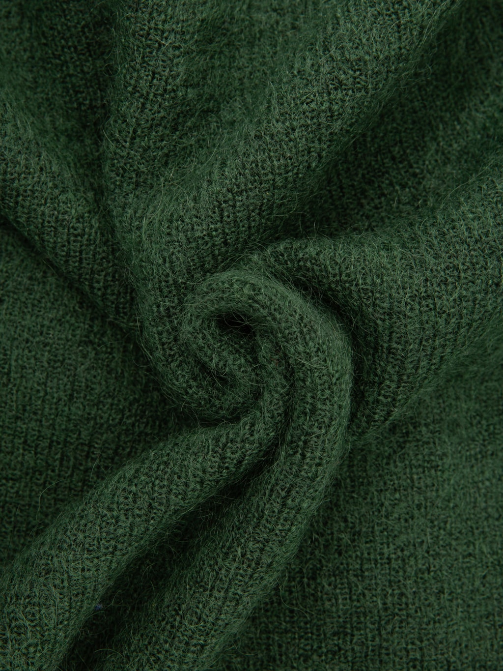 Mooncastle Mohair Cardigan Pullover Dark Green