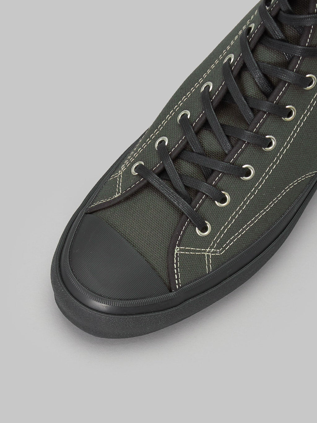 Moonstar Hi Basket Vulcanized Rubber Charcoal Sneakers reinforced toe