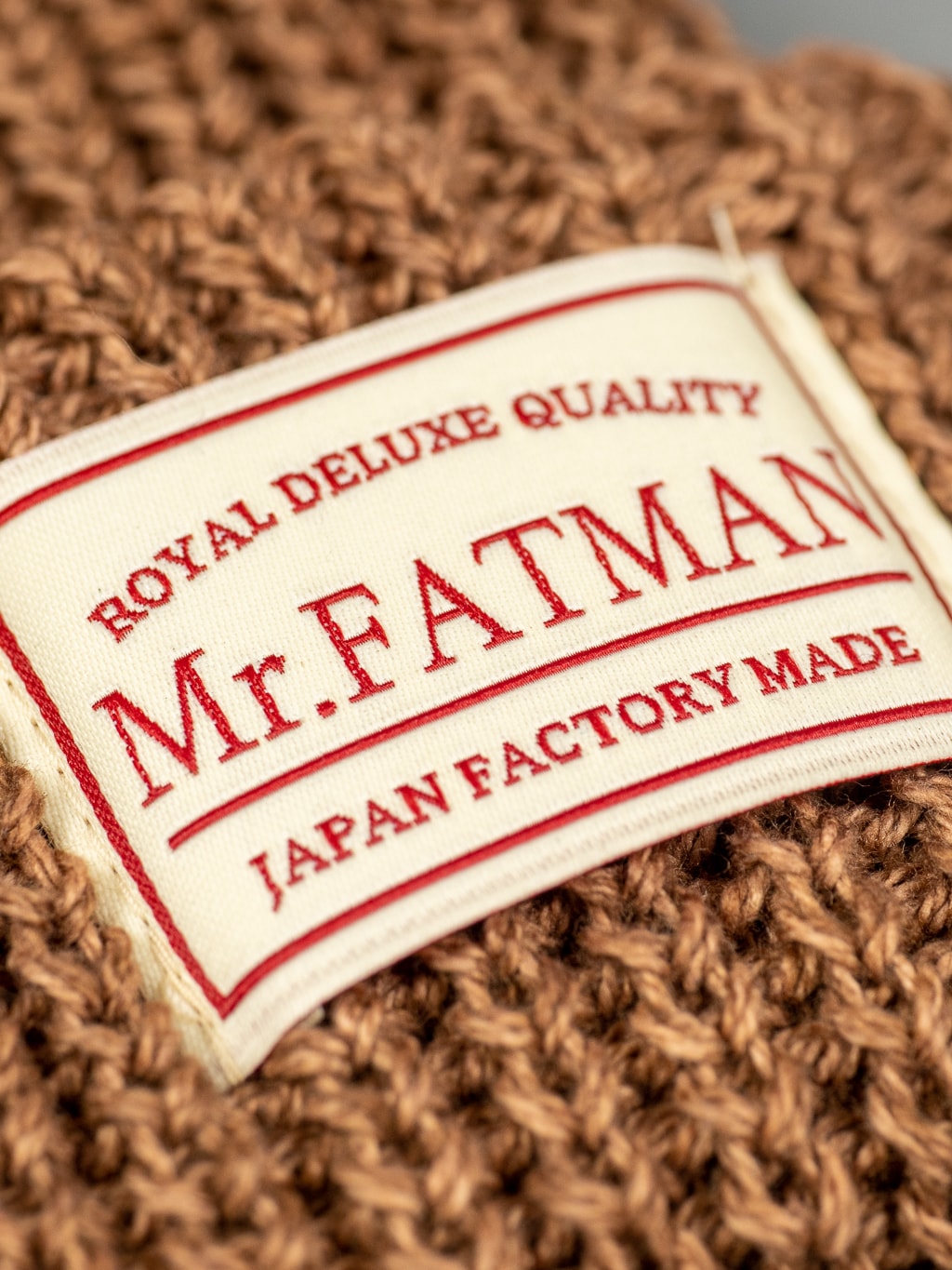 Mr Fatman Hue Watch Cap brand label