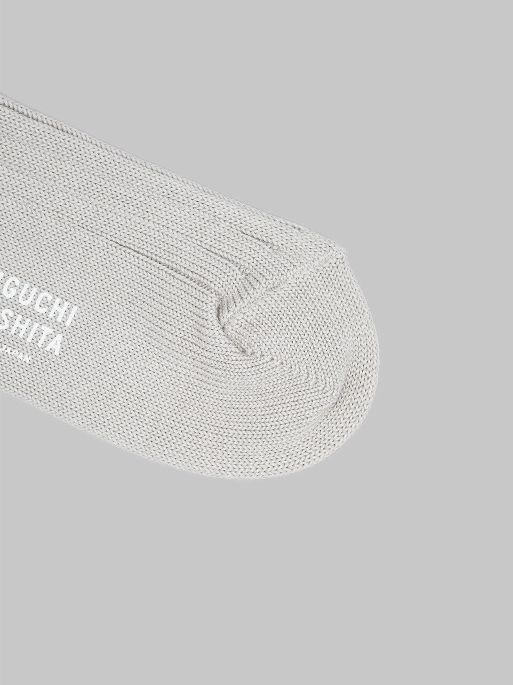 Nishiguchi Kutsushita Egyptian Cotton Socks Grey Toe
