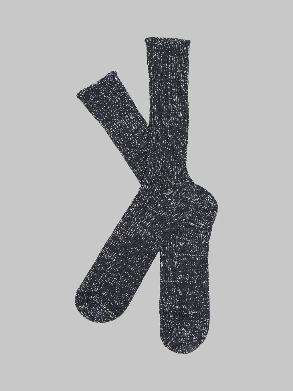 Nishiguchi Kutsushita Hemp Cotton Socks Black Pair