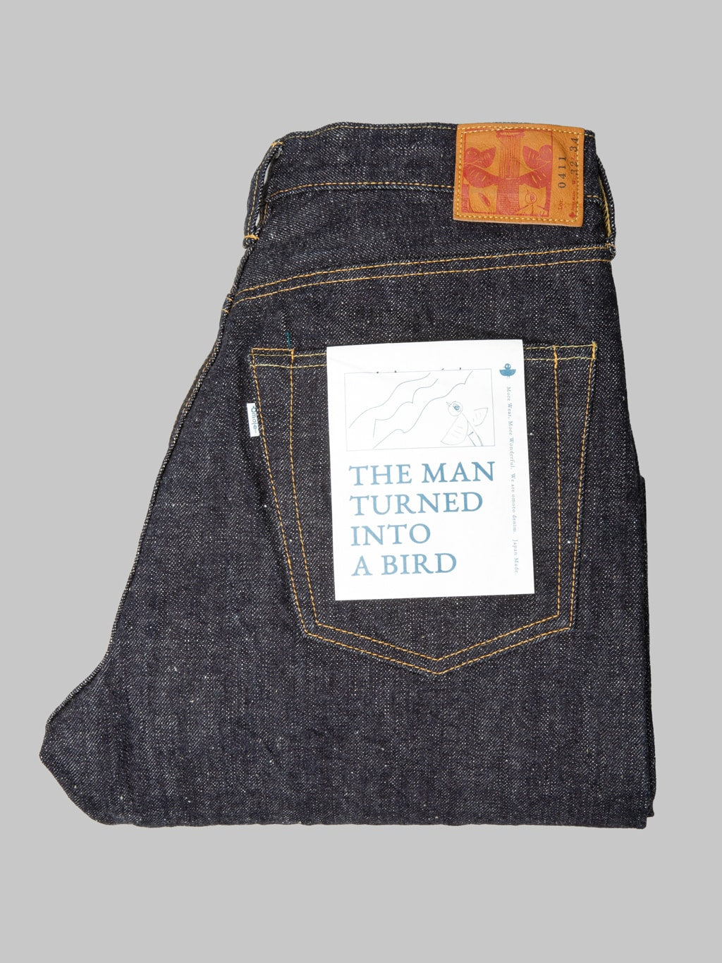 Omoto Denim 0411 15.5oz Slub Nep Straight Fit Jeans