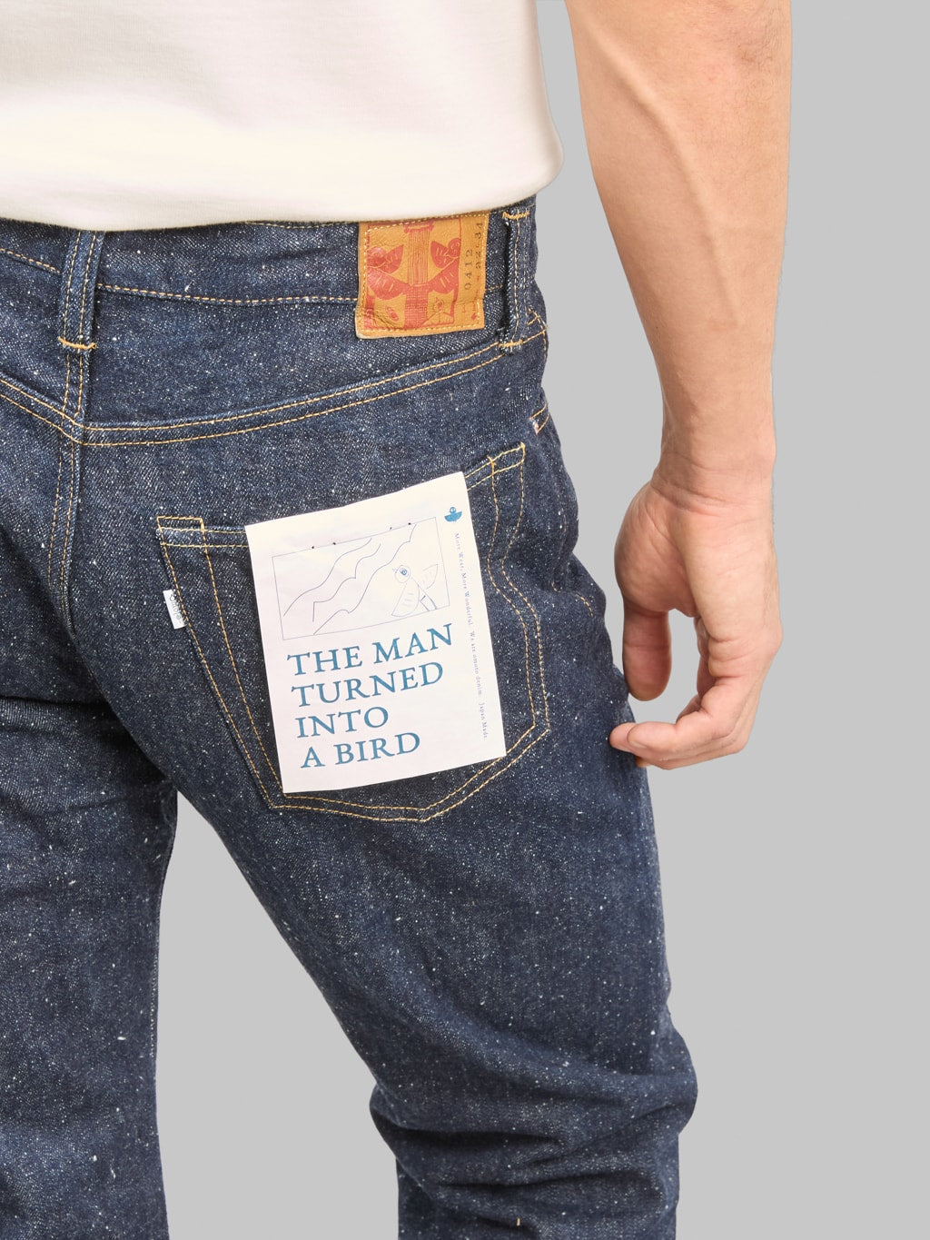 Omoto Denim 0412 16oz Nep Straight Fit Jeans back pocket