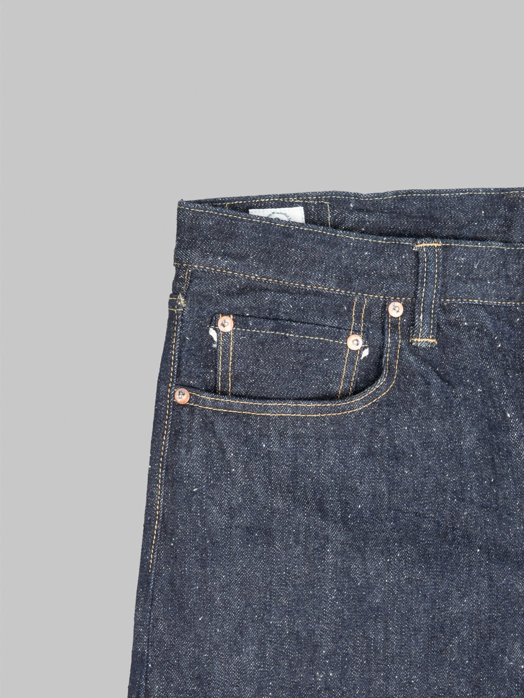 Omoto Denim 0412 16oz Nep Straight Fit Jeans coin pocket