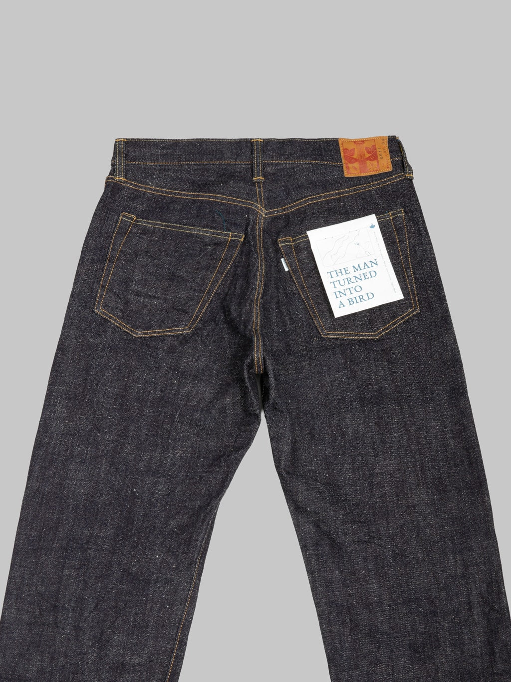 Omoto Denim 0611 Slub Nep Relax Fit Jeans back pockets