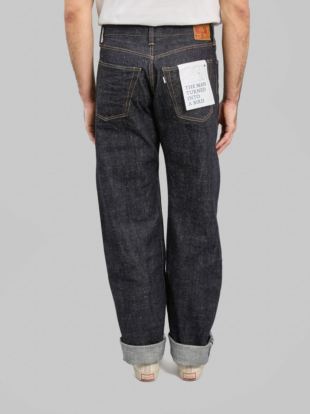 Omoto Denim 0611 Slub Nep Relax Fit Jeans back rise