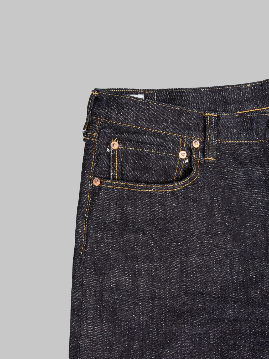 Omoto Denim 0611 Slub Nep Relax Fit Jeans coin pocket